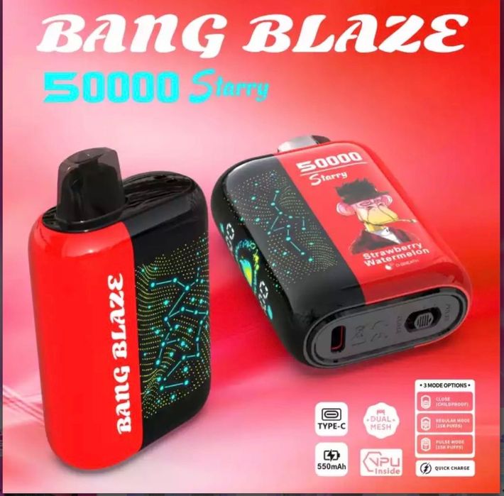 Vape Bang 50.000 pufuri display reîncărcabil arome fructate