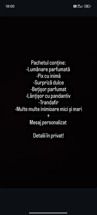 Cadou Valentine's day/ Dragobete