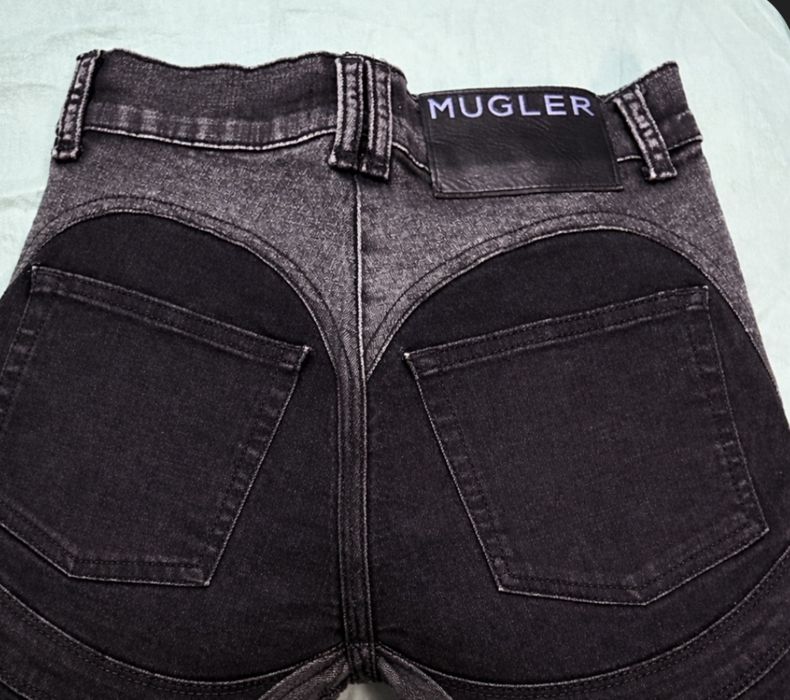 Черни дънки Mugler