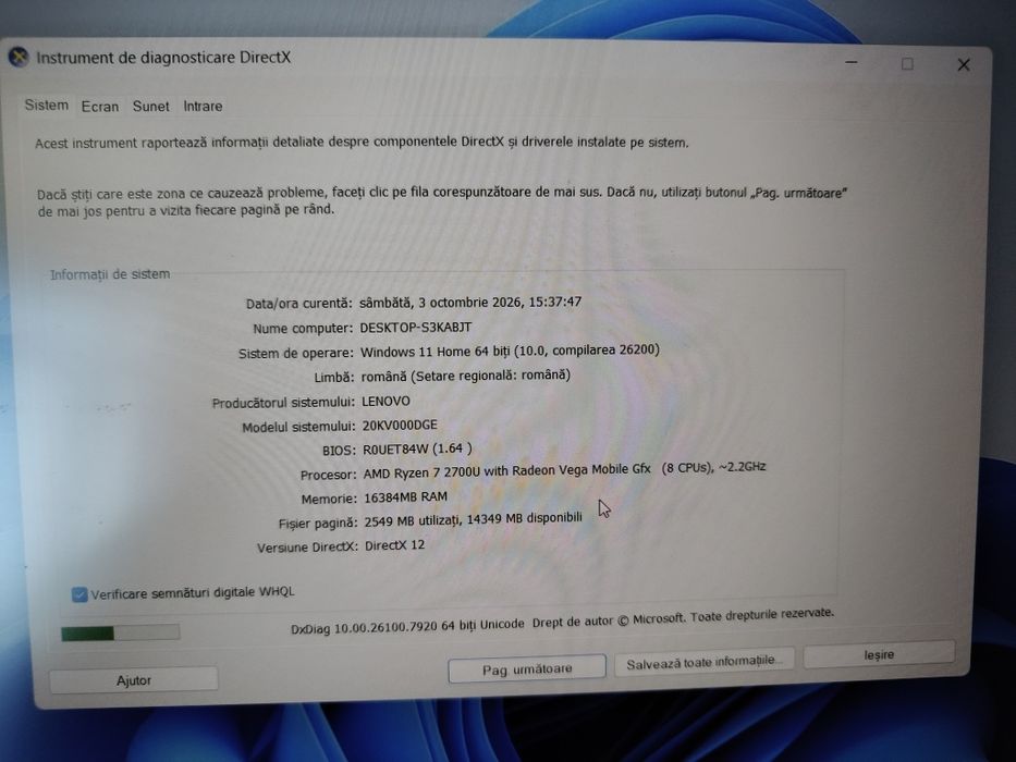 Lenovo Thinkpad E585/ Ryzen 7 / 16 GB RAM/ ssd 512 gb