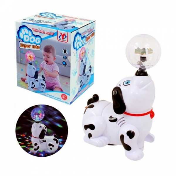 Музикална играчка диско куче жонглиращо топка