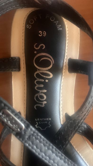 Дамски сандали естествена кожа