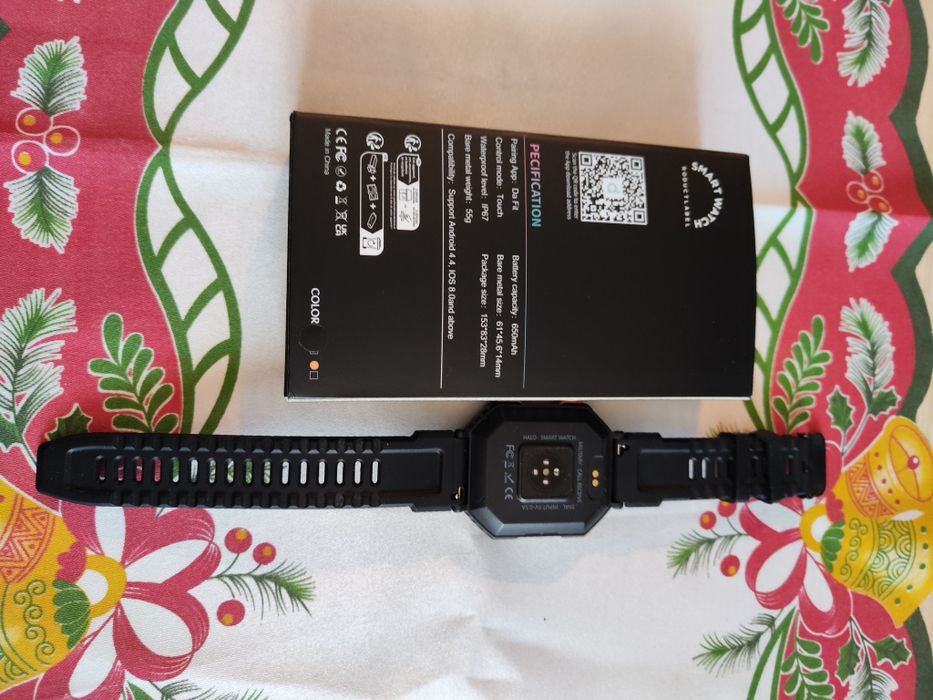 Smartwatch militar KR 80 la cutie