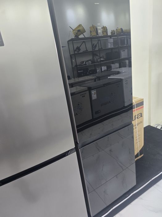 Инверторный холодильник AIWA 347L No Frost Серый! Новый завоз!