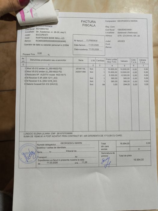 Aparat auditiv Moxi V5-312 Amber U_050-6822-PZ