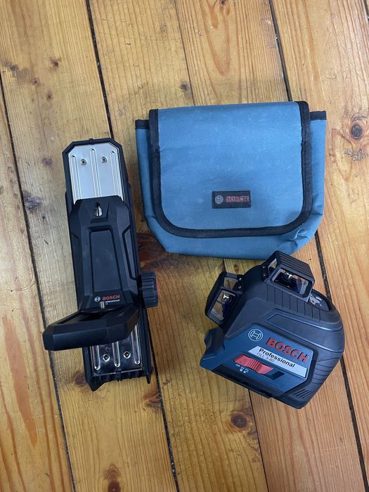 BOSCH GLL 3-80 nivela laser 360 grade lumina rosie