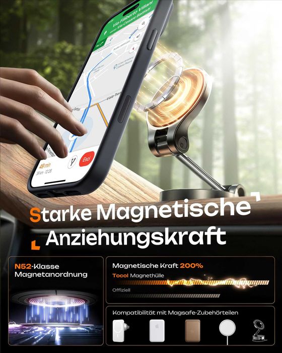 Husa Noua Telefon iPhone 17 Pro Max compatibila cu MagSafe