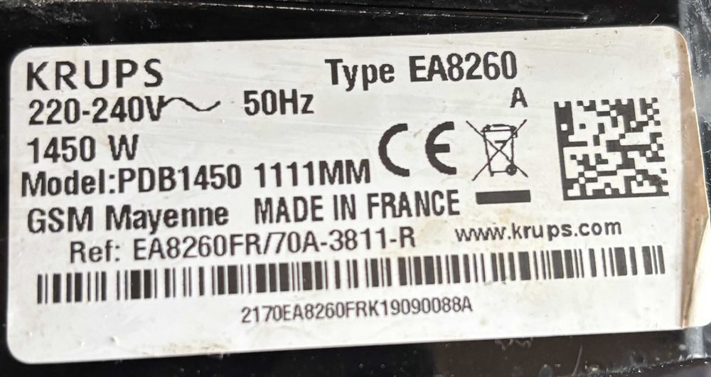 Кафеавтомат KRUPS EA8260