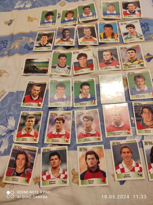 Стикери Панини Евро 96 , France 98 и 2000