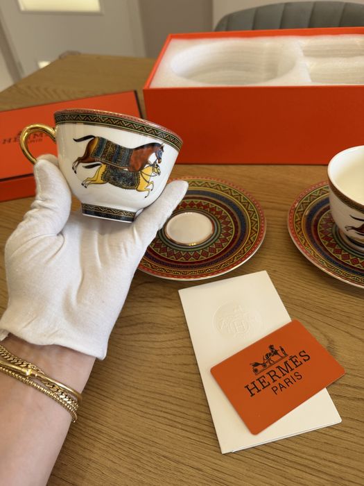 Hermes Cheval d`Orient сет комплект за кафе / чай