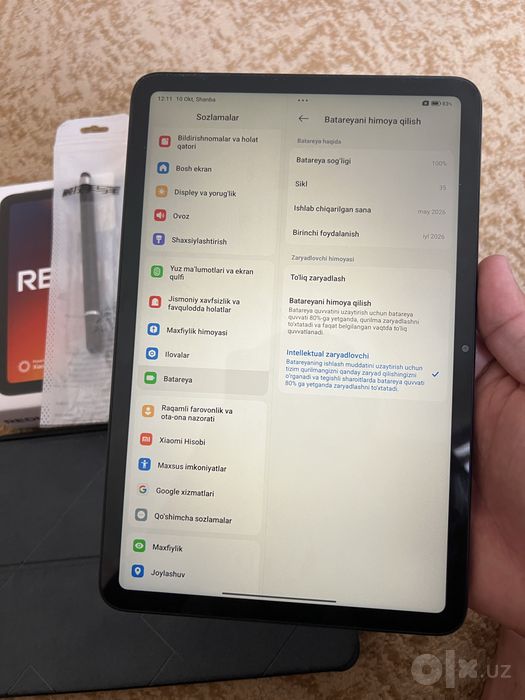 Redmi pad 2 planshet 2 sim kartali + fleshka