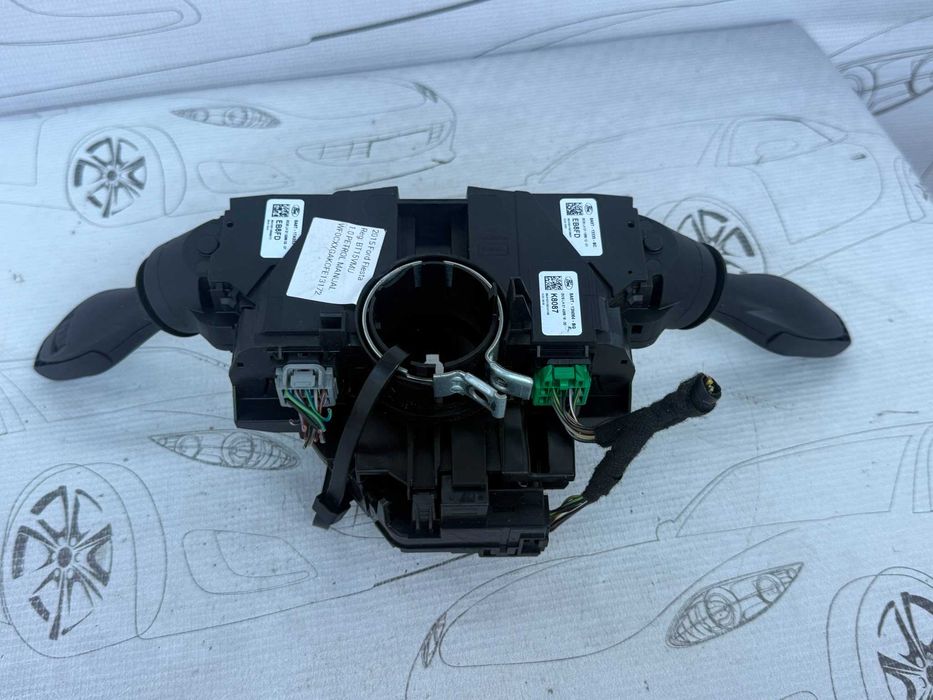 Ansamblu manete comenzi volan + spiră Ford Fiesta 8A6T13335BC 2015 / [2013-2017] / (5B3)