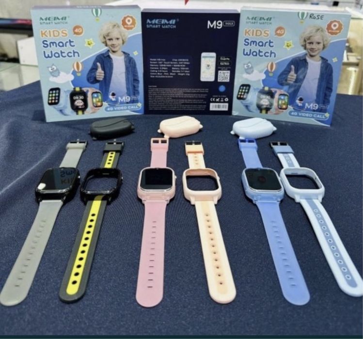 Meimi m9 max smart watch bolalar aqilli soati