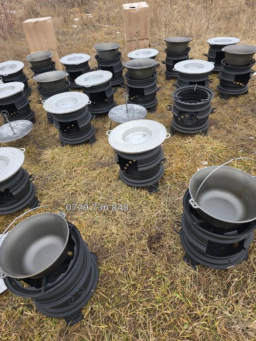 Ceaune  din fontă 7-11-16 L  disc gratar pirostrie