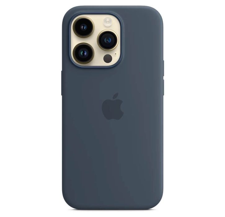 Оригинален Apple Silicone Case за iPhone 14 Pro – Midnight