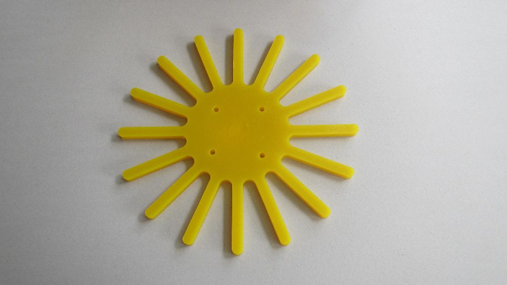 Слънце полиуретаново ЖЪЛТО за окопни култиватори и лавандула