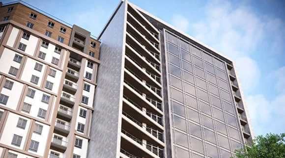 ЖК Maljaan Residence ул.Ш.Руставели 2-комн 18/19 50,7 м² коробка