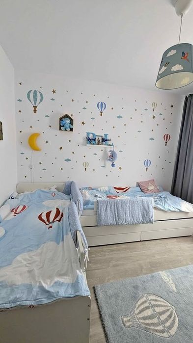 Cadru Pat SLAKT IKEA Alb x2