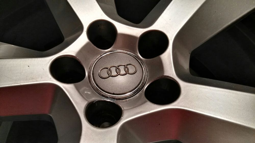 Set 4 roti R19, ORIGINALE ,5x112, AUDI, VW, , de iarna, jante+anvelope