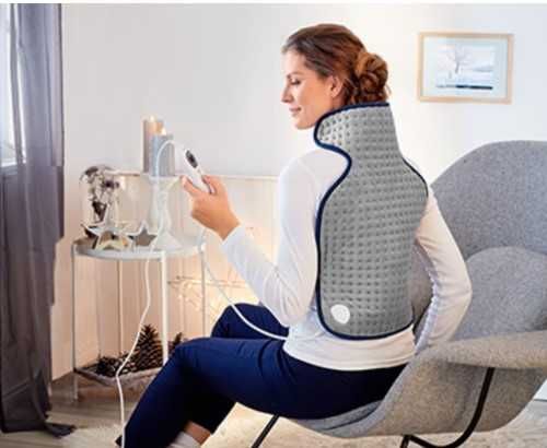Термоподложка за отопление на гръб и врат, 100W, 10 степени, 54х38см