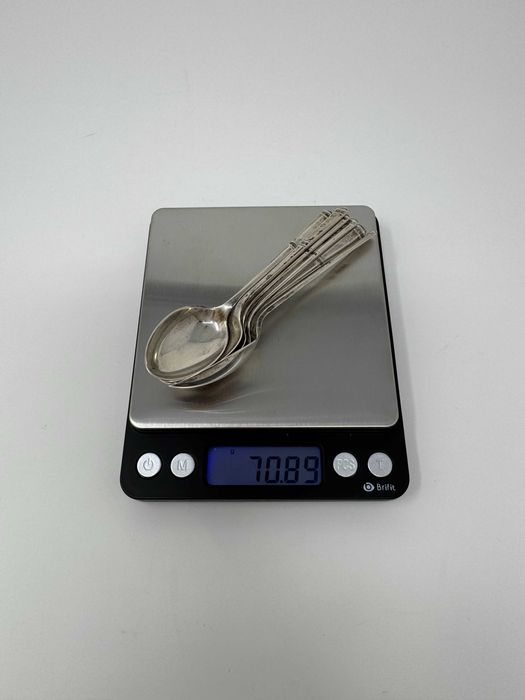 Set lingurițe din argint marcat – Anglia – 70,89 g