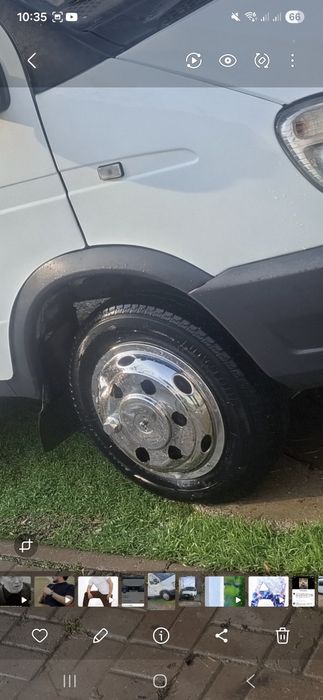 Хром калпаки на газель