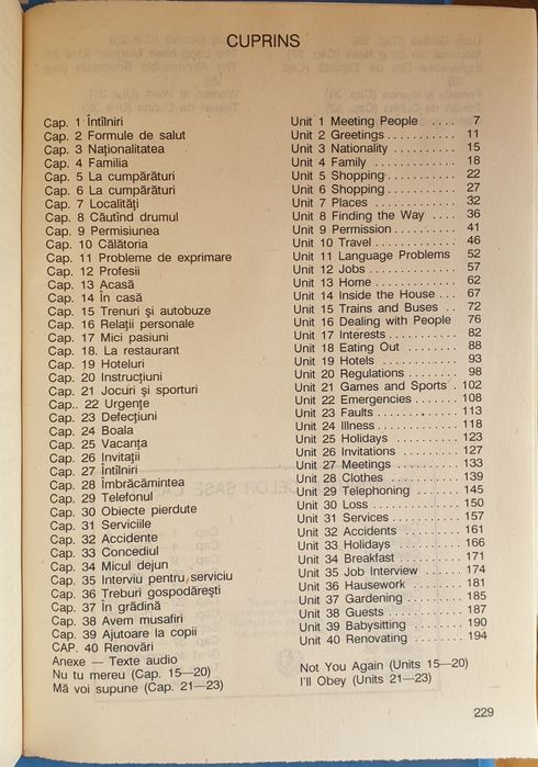Invatati Engleza, curs cu casete din 1993