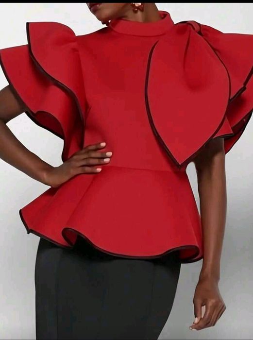 Дамска блуза, официална, с цип на гърба Л р-р