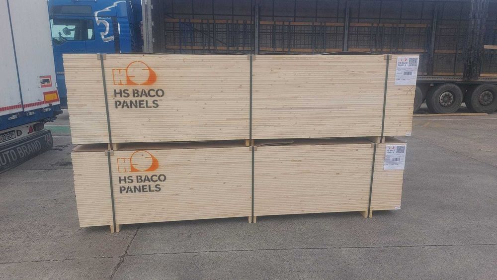 Panouri lemn furniruit 3 straturi – HS Baco – 18 mm – Lot 528,54 m²