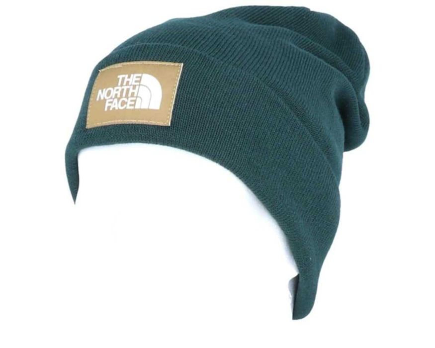 The North Face Dockworker Recycled Night Green Cuff, мъжка шапка