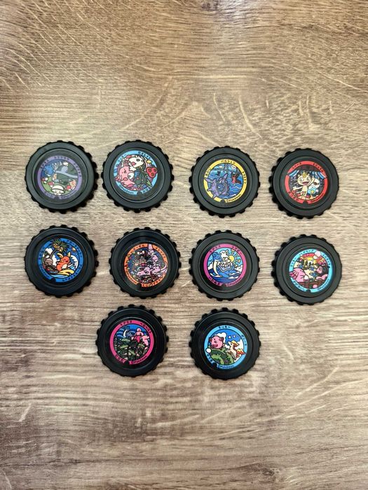 Покемон капачки Pokémon Tazos (Pogs)