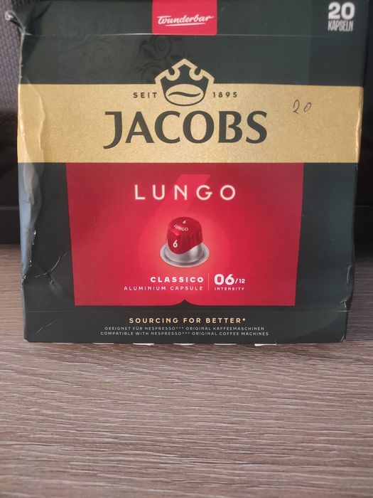 Jacobs lungo classic 20 de capsule
