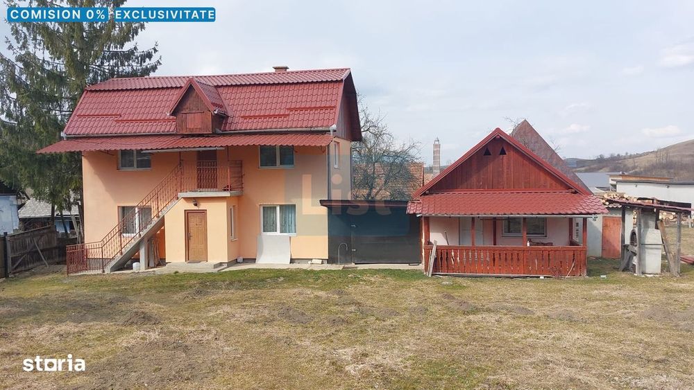 2 case, bucatarie de vara,grajd teren intravilan 2841 mp Margau Cluj