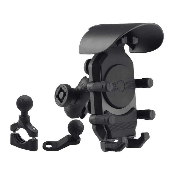 Suport telefon moto/atv/scuter sistem antivibratii catch cadru+oglinda