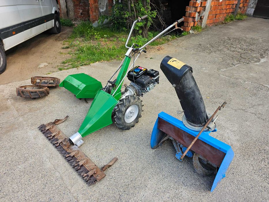 Италянска Палцова Косачка/МОТОБЛОК. 3 В 1. Нов Двигател. ПЕРФЕКТНА.