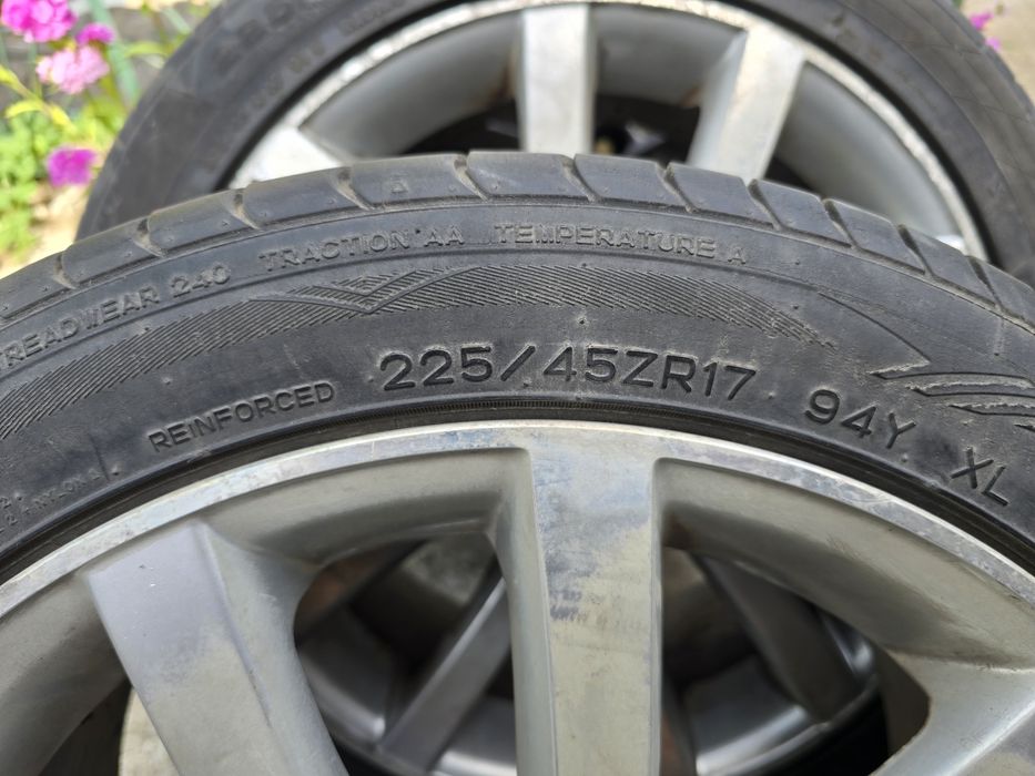3бр. джанти с гуми 17" 5х112 от Volkswagen