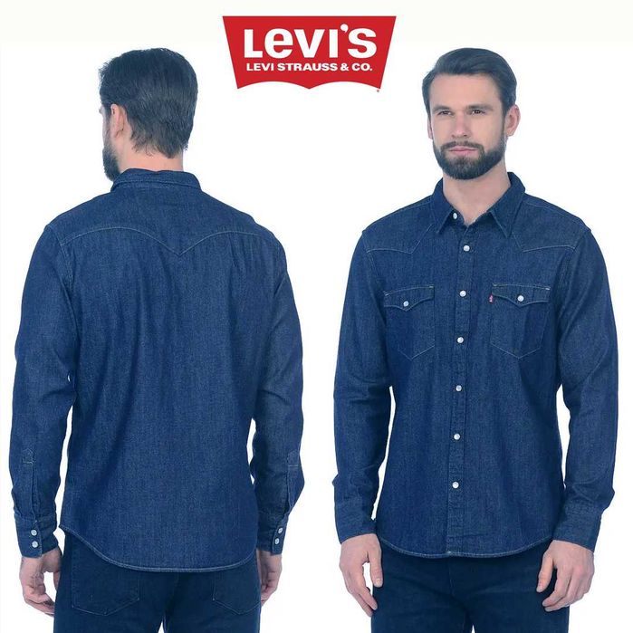 Рубашка джинсовая "Levi's", "Wrangler" & "Montana"