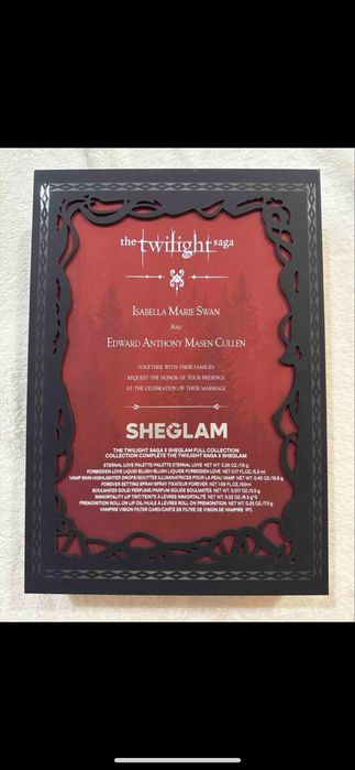 Продам набор Sheglam x Twilight (Сумерки)