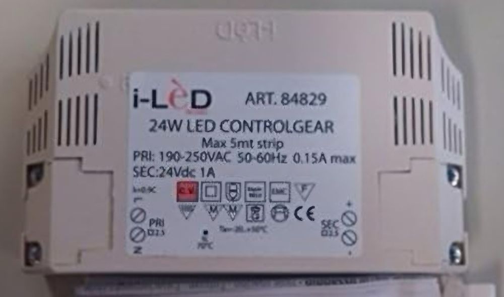 Driver LED 24V, 24W, 1A  Linea Light