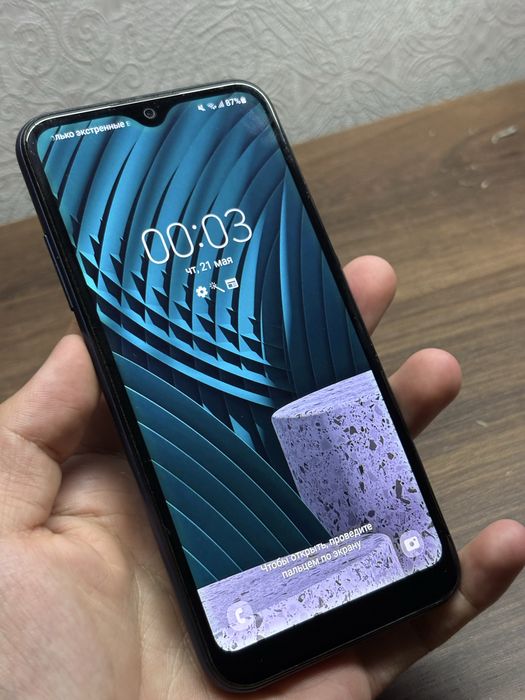 Samsung A01 Синий