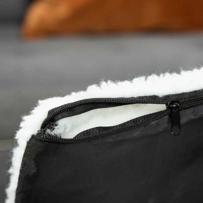 Сгъваема кучешка чанта Caerus Capital, Размер XL, Кремава с кафяво