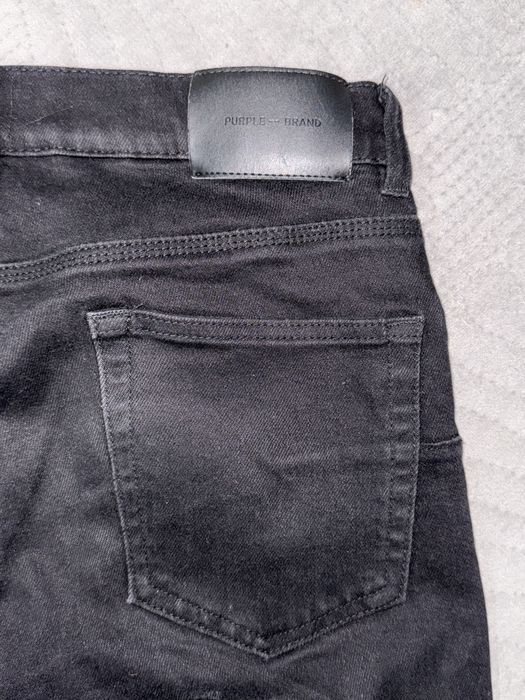 Джинсы черные purple brand