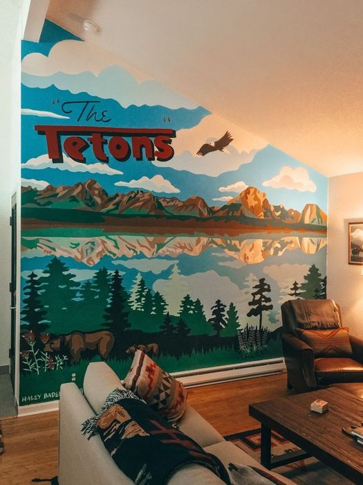 Художественная роспись стен Рисунки на стене Картины Граффити