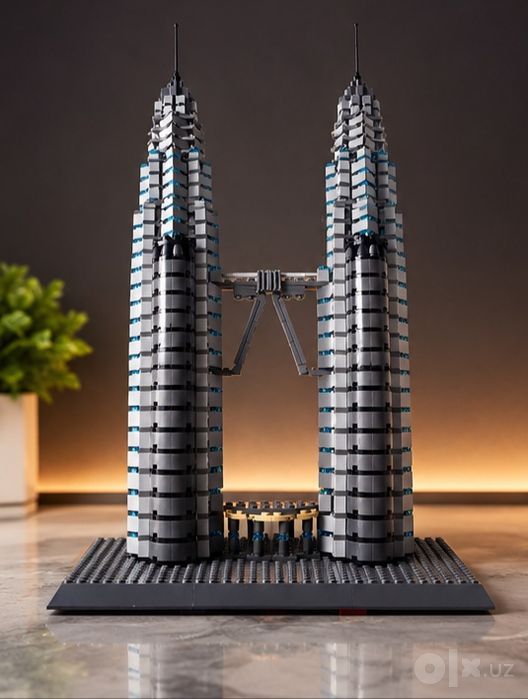 Две башни близнецы из Lego