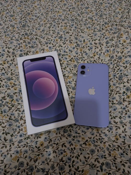 APPLE iPhone 12 Purple 128GB  Full Box impecabil