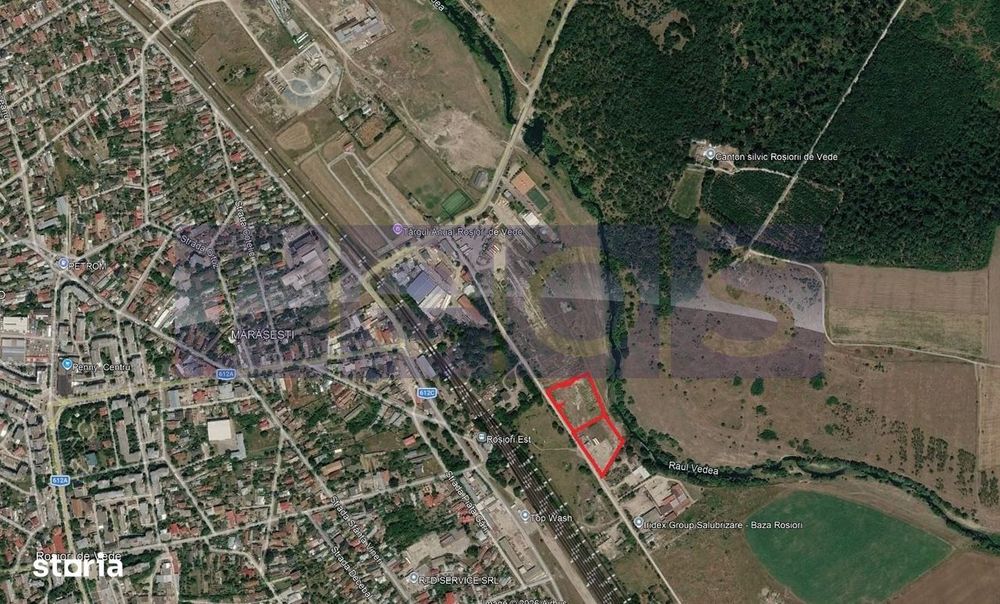 Vanzare Teren 16.000 Mp | 2 Loturi | Constructii Existente | Rosiori D