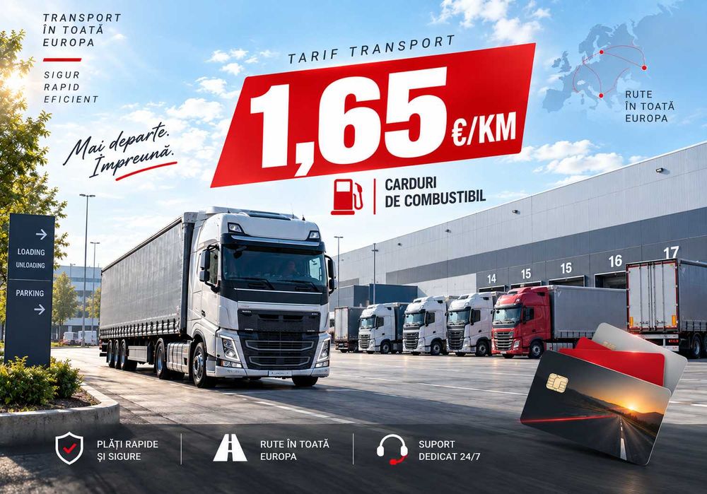 Servicii - Cautam transportatori - tractionisti cu ansamblu complet