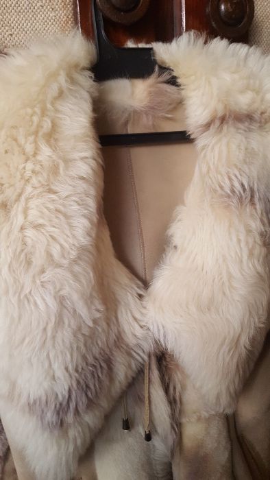 Дамско палто естествена кожа