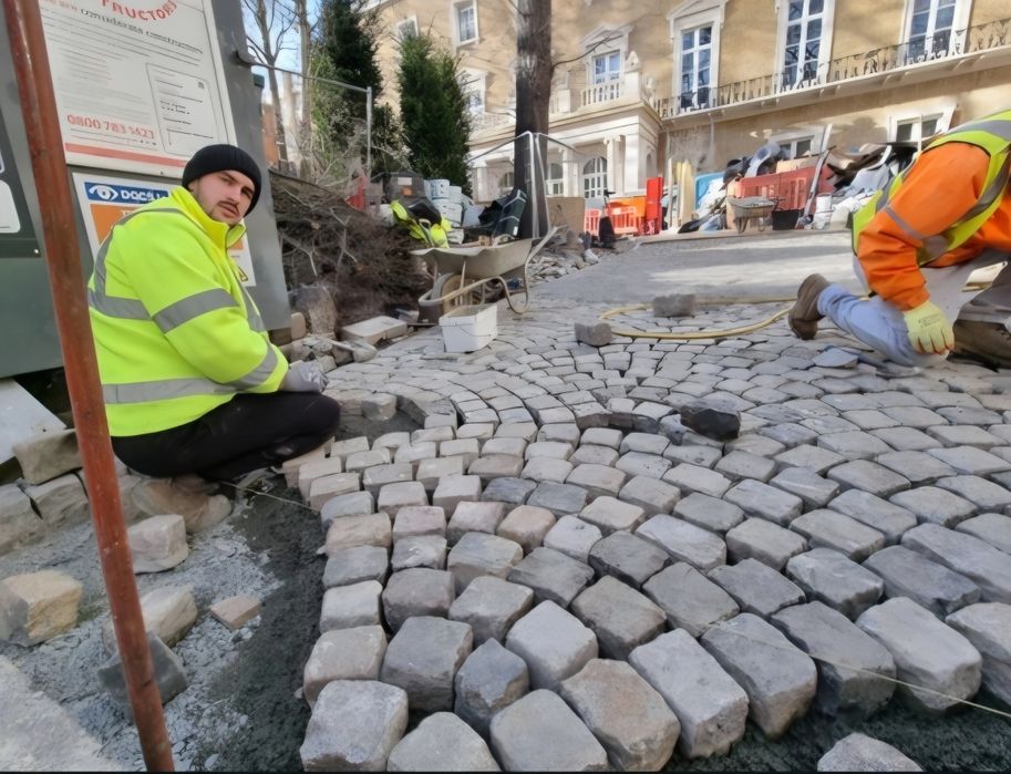 Vând piatră cubică andezit și montez
