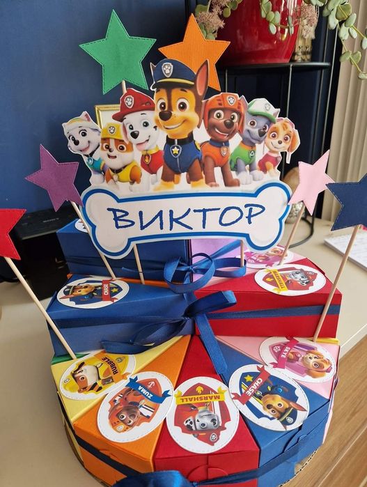 Картонена торта за детско парти